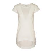 T-Shirt Collectie Dondup , White , Dames