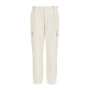 Straight Trousers Emporio Armani , White , Heren