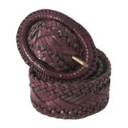 Kant-stijl opengewerkt leren riem Galy Antik Batik , Brown , Dames