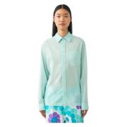 Oversized shirt Anna Antik Batik , Blue , Dames