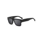 Mat Zwart Zonnebril voor Mannen Dsquared2 , Black , Heren