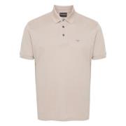 Polo Shirts Emporio Armani , Beige , Heren