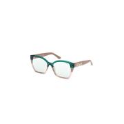 Beige Frame Groene Lenzen Zonnebril Guess , Multicolor , Dames