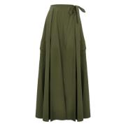 Maxi Skirts Twinset , Green , Dames