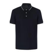 Polo Shirts Emporio Armani , Blue , Heren