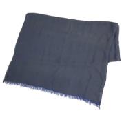 Pre-owned Silk scarves Hermès Vintage , Blue , Dames