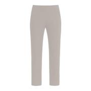 Regular Crop Broek Grijs Zand LauRie , Beige , Dames