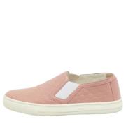 Pre-owned Leather sneakers Gucci Vintage , Pink , Dames
