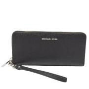 Pre-owned Leather wallets Michael Kors Pre-owned , Black , Dames