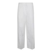 Wide Trousers Fabiana Filippi , White , Dames