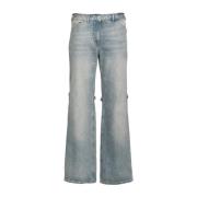 Wide Jeans Courrèges , Blue , Dames