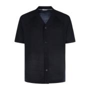 Short Sleeve Shirts Paolo Pecora , Black , Heren