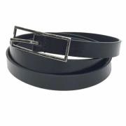 Pre-owned Leather belts Yves Saint Laurent Vintage , Black , Dames