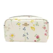 Pre-owned Canvas clutches Coach Pre-owned , White , Dames