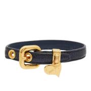 Pre-owned Leather belts Miu Miu Pre-owned , Blue , Dames
