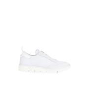 Witte Mesh Instappers met Suède Panchic , White , Dames