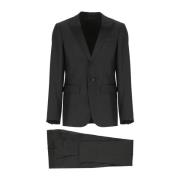 Single Breasted Suits Dsquared2 , Black , Heren