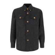 Casual Shirts Versace , Gray , Heren