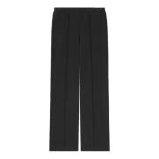Straight Trousers Dondup , Black , Dames
