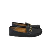 Pre-owned Leather flats Gucci Vintage , Black , Heren