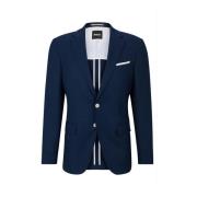 Modern Slim Fit Jersey Colbert Hugo Boss , Blue , Heren