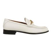 Ivory Loafer Vlogo Gate Valentino Garavani , White , Dames