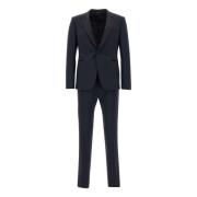 Single Breasted Suits Emporio Armani , Blue , Heren