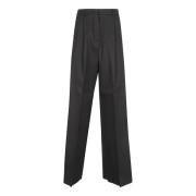 Straight Trousers Max Mara , Black , Dames