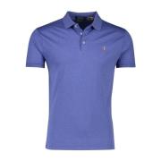 Blauw Polo Shirt Korte Mouw Ralph Lauren , Blue , Heren