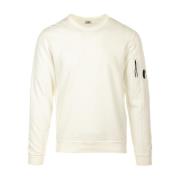 Licht Fleece Sweatshirt C.p. Company , White , Heren