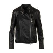 Leather Jackets Peuterey , Black , Dames