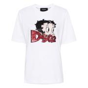 T-Shirts Dsquared2 , White , Dames