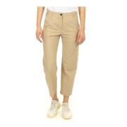 Lavinia Regular Sand Broek Nine In The Morning , Beige , Dames