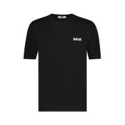 Athletic Branded Chest T-Shirt Balr. , Black , Heren