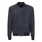 Leather Jackets Salvatore Santoro , Blue , Heren