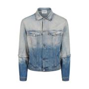 Bomber Denim Jack Iceberg , Blue , Heren