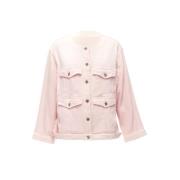 Pre-owned Cotton outerwear Chanel Vintage , Pink , Dames