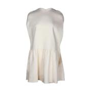 Pre-owned Silk dresses Valentino Vintage , White , Dames