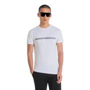 T-Shirt- AM Super Slim FIT Stretch Cotton Fa120032 Antony Morato , Whi...