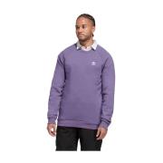 Essentials Crew Sweatshirt Adidas , Purple , Heren