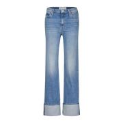 Straight Jeans Mother , Blue , Dames