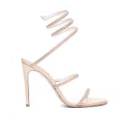 High Heel Sandals René Caovilla , Beige , Dames