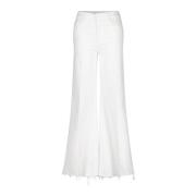 Flared Jeans Mother , White , Dames