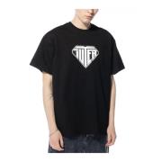 Logo Tee Shirt Iuter , Black , Heren