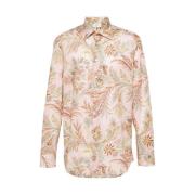 Bloemenprint Overhemd Etro , Multicolor , Heren