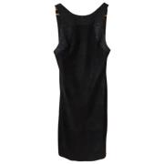 Pre-owned Suede dresses Loewe Pre-owned , Black , Dames