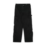 Zwarte Denim Cargo Jeans Axel Arigato , Black , Heren