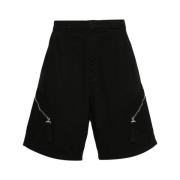 Zwarte Canvas Shorts Jacquemus , Black , Heren