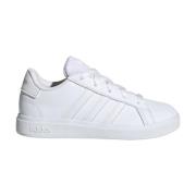 Witte Grand Court Sneakers voor Jongeren Adidas , White , Heren
