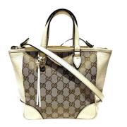 Pre-owned Canvas totes Gucci Vintage , Multicolor , Dames